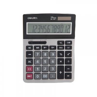 得力1671A桌面型计算器(银)(个)